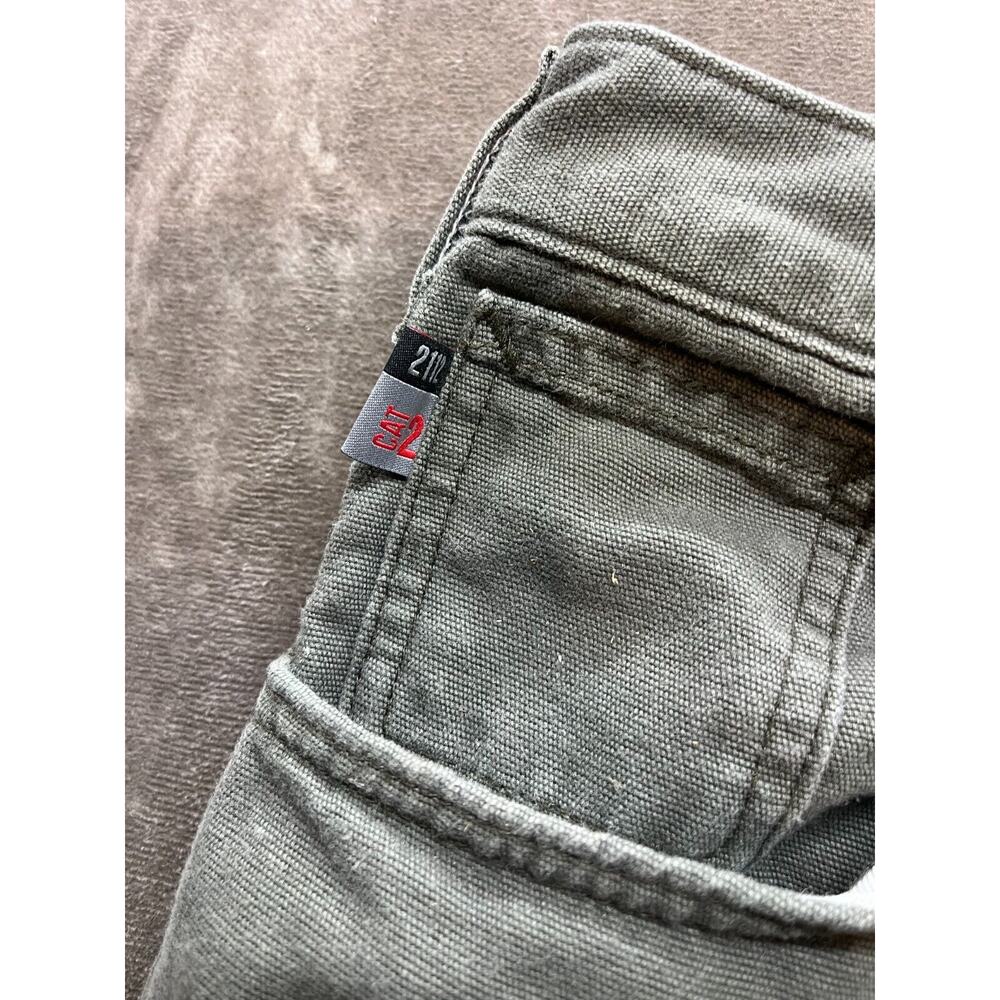Carhartt FR Jeans Mens 34x32 Green NFPA 2112 Loose Fit FR8159 MOS - Picture 4 of 11